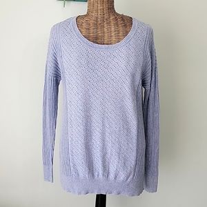 Soft Surroundings szM Cotton Linen Blend Sweater  BinM
